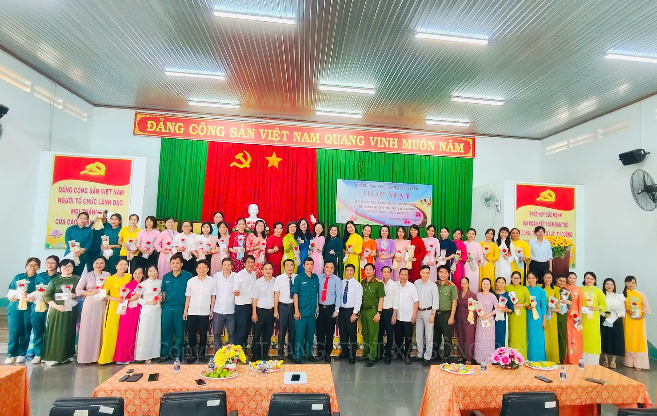 XÃ SÔNG RAY TỔ CHỨC HỌP MẶT KỶ NIỆM 95 NĂM NGÀY THÀNH LẬP HỘI LIÊN HIỆP PHỤ NỮ VIỆT NAM (20/10/1930 – 20/10/2025)