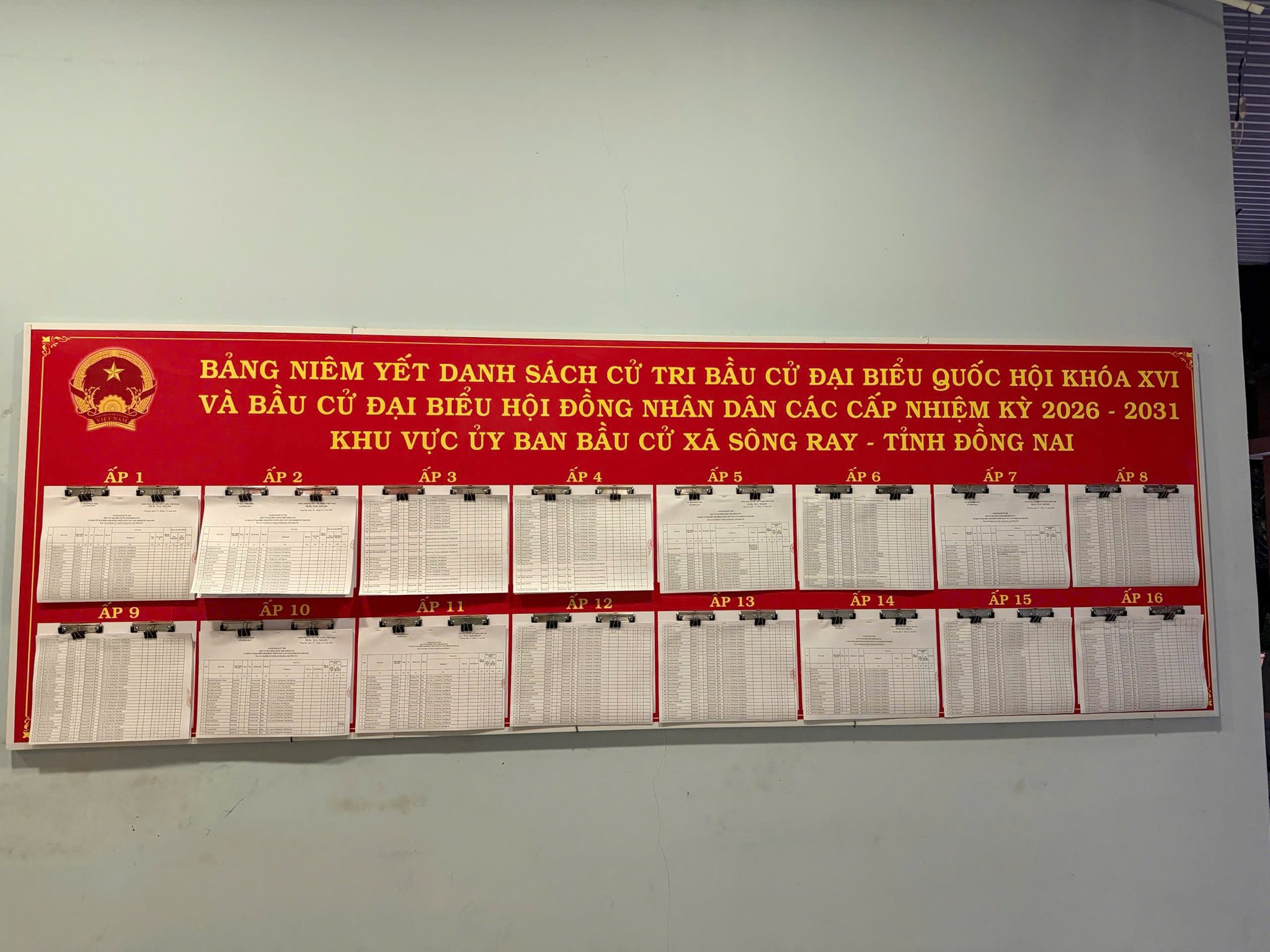 Bầu cử Quốc hội và HĐND: Niêm yết danh sách cử tri được tiến hành như thế nào?