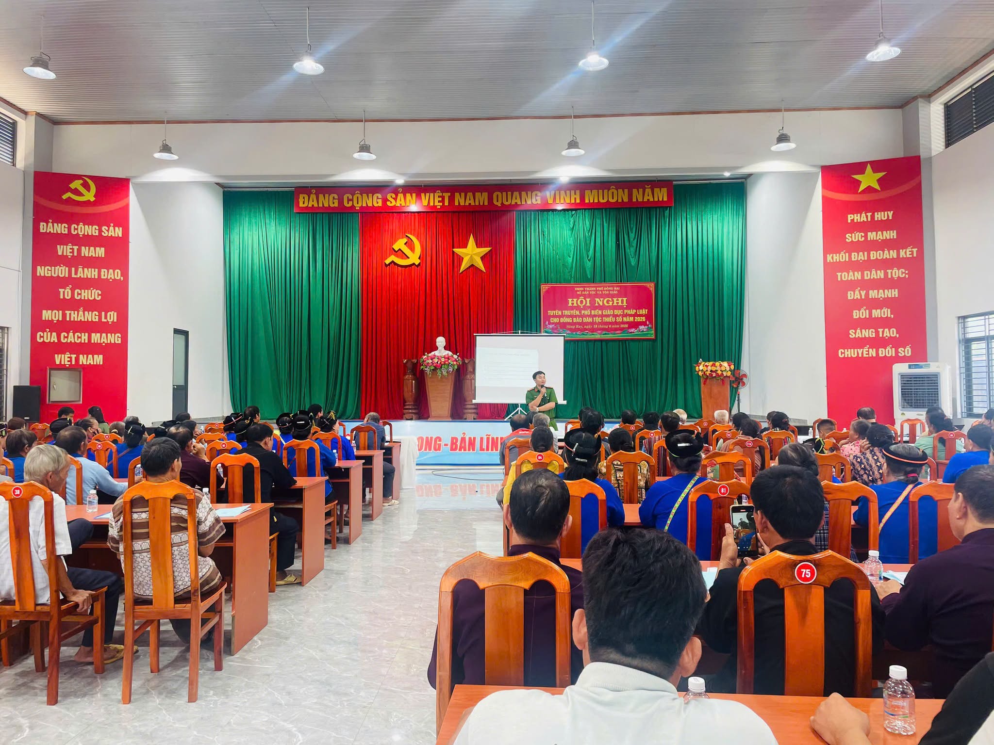 Xã Sông Ray phối hợp tuyên truyền, phổ biến giáo dục pháp luật cho đồng bào dân tộc thiểu số năm 2026